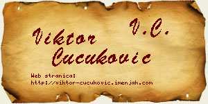 Viktor Čučuković vizit kartica
